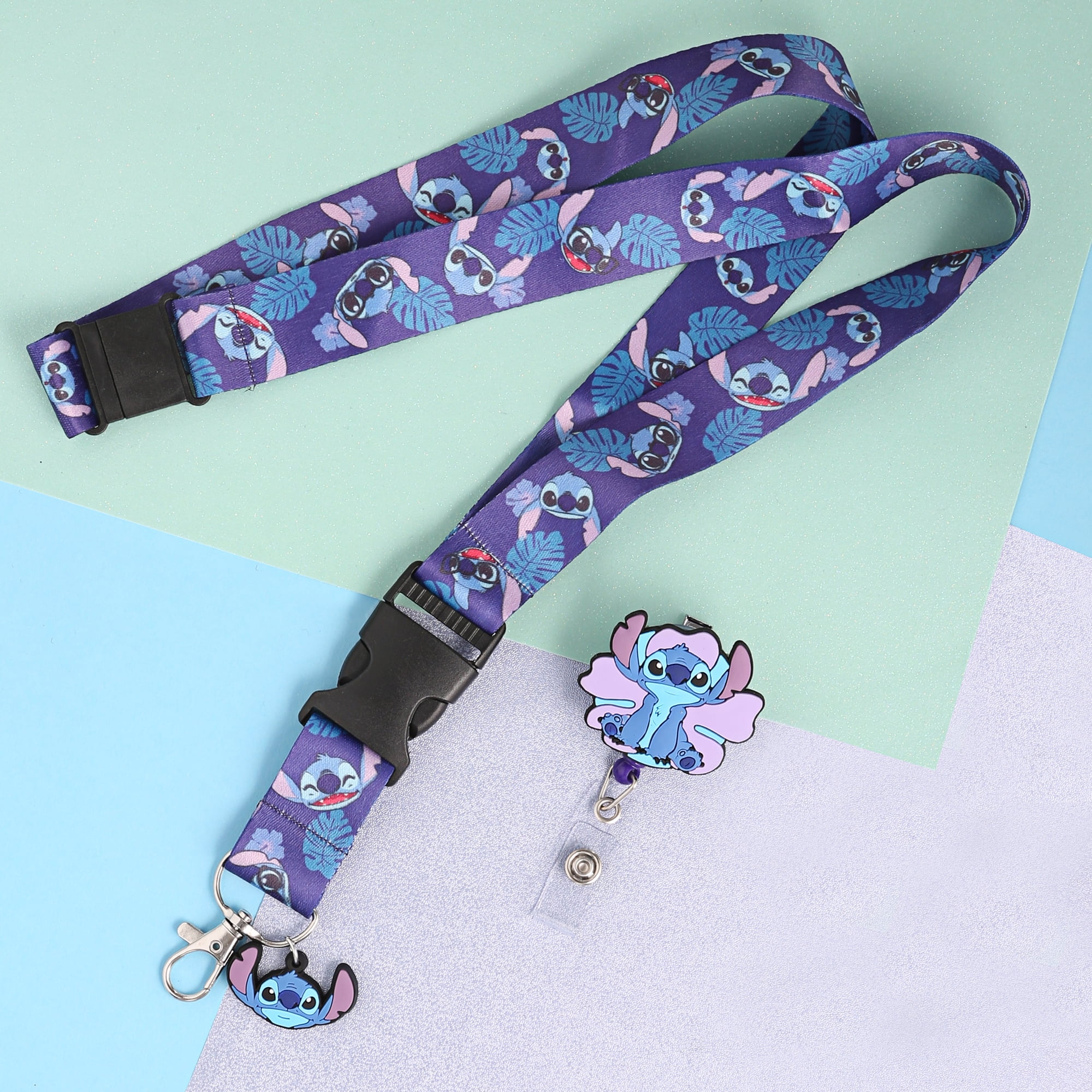 Fashion Stitch Lanyard and Badge Reel Set 