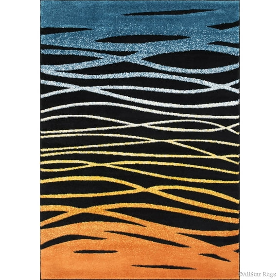 Allstar Rugs Allstar Woven Modern Transitional Abstract Rug 9' 8" x 7' 9" 8' x 10'