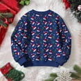 thumbnail image 5 of Stamzod Girls Boys Sweater 2026 Fashion Christmas Printed Crewneck Knit Sweaters Fall Winter Pullover Long Sleeve Top, 5 of 9