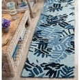 thumbnail image 2 of Safavieh Martha Stewart by  Palm Leaf Wool Rug Wrought/Iron 9'  x  12' 9' x 12' Indoor,Handmade Living Room,Bedroom,Dining Room Rectangle, 2 of 5