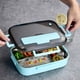 thumbnail image 3 of Caja Bento de acero inoxidable, contenedor de almuerzo seguro apilable a prueba de fugas de gran capacidad, 3 of 4