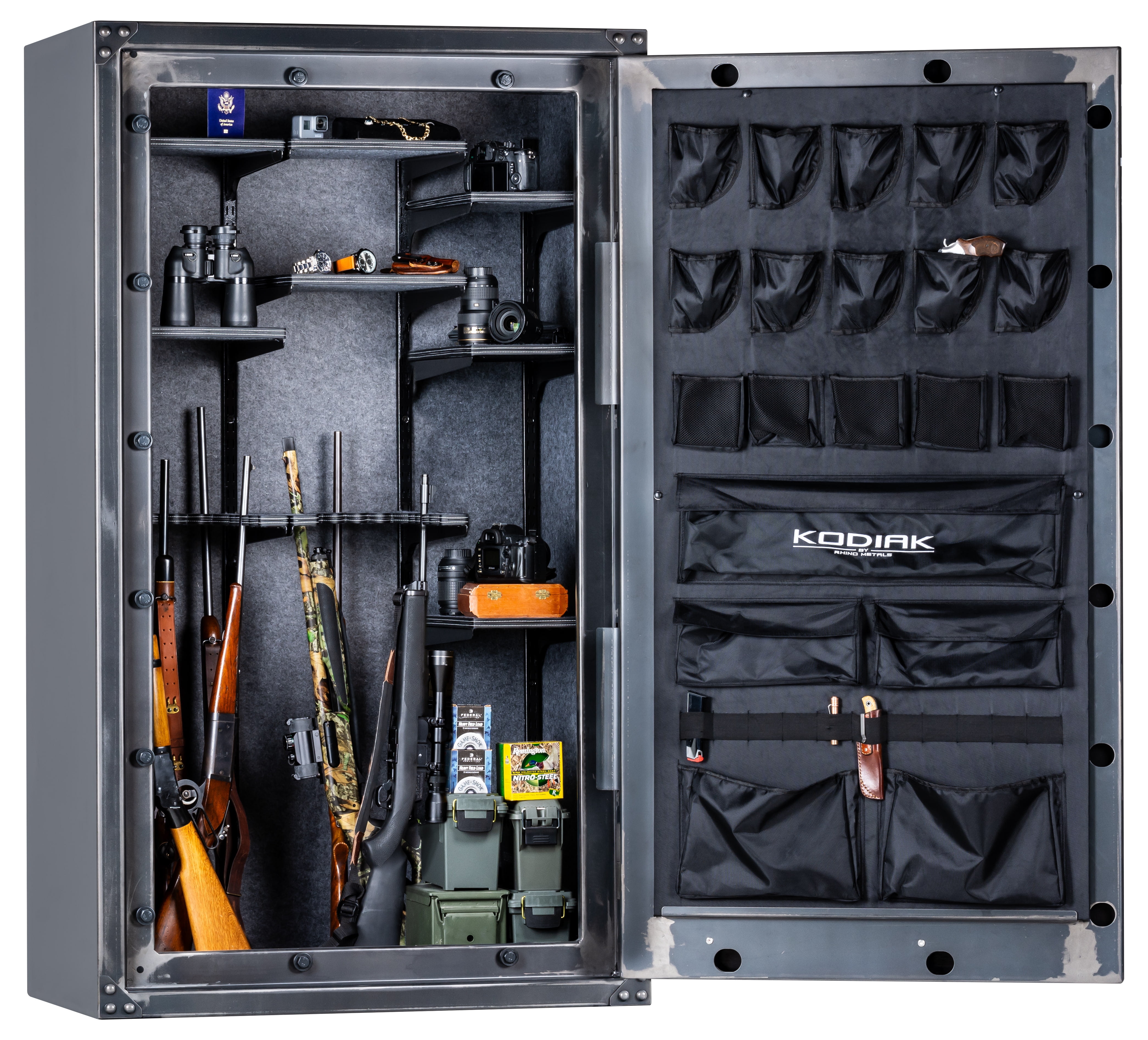 Kodiak Home Gun Safe for Rifles & Pistols | KSXR7141 by Rhino Metals with New SafeX Security System