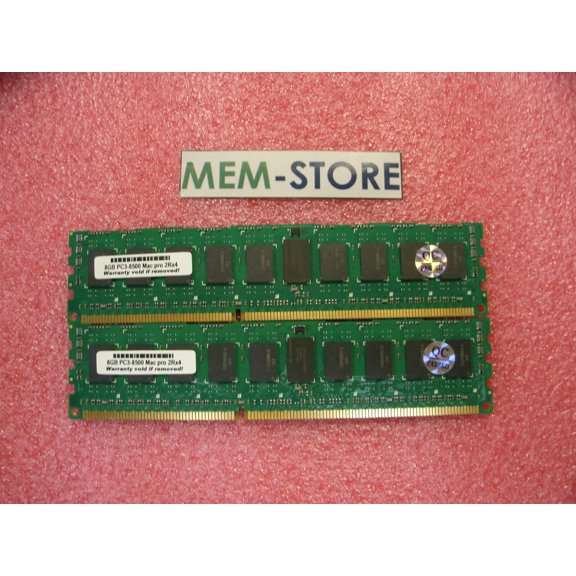 16GB 2X8GB DDR3 PC3-8500 Memory MacPro 8-Core 2.4GHz 2.8Ghz 3.2GHz MacPro5,1 (3rd Party)
