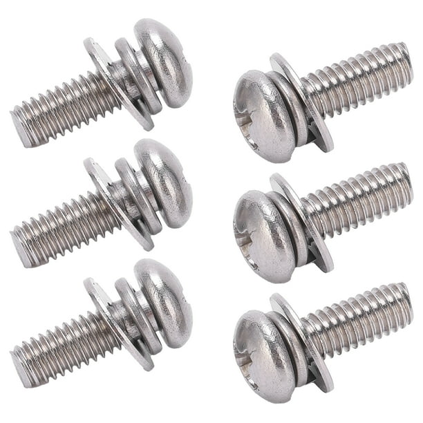 Cabeza redonda de tornillo, 100 piezas Tornillos autorroscantes de cabeza cruzada Tornillos Tuercas Resultados impresionantes