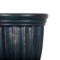 thumbnail image 4 of Christopher Knight Home 26.8" Outdoor MGO Stately Tall Fluted Pedestal Flower Pot, Antique Green, 4 of 11