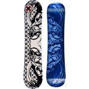 X-Games Youth Sidecap Snowboard 132cm, Black and White