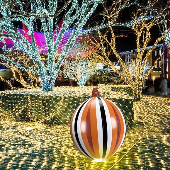Xihbxyly Calabaza Inflable de Halloween, Decoración de Jardín Colorida y Brillante, Pvc Resistente Al Agua, Fácil de Inflar, Decoración para Jardín Al Aire Libre, Decoración para Fiestas Navideñas, J
