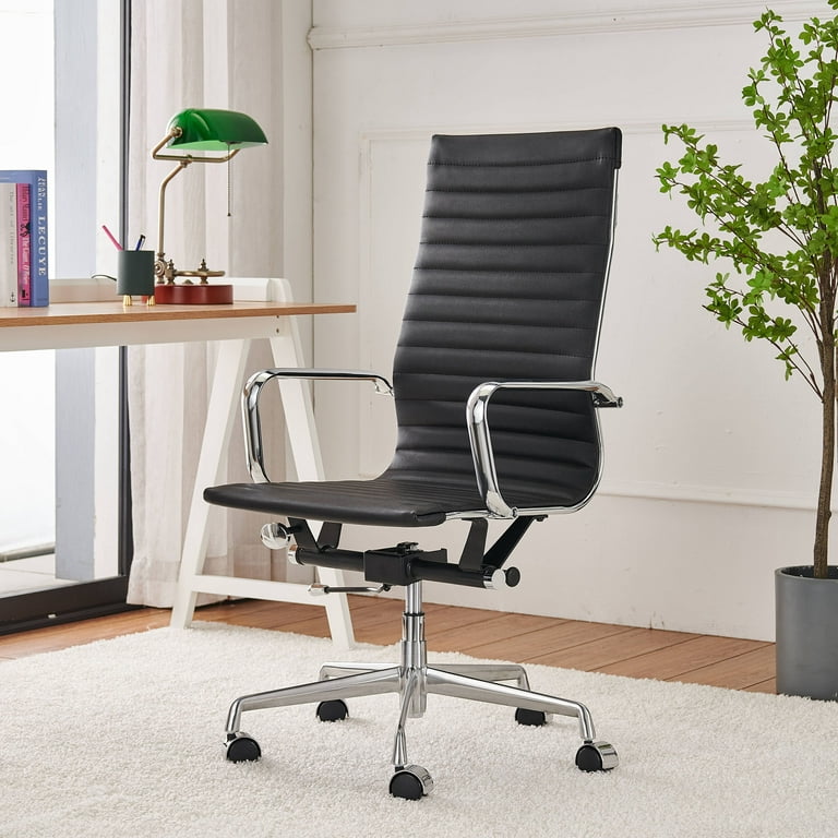 Contemporary High Office Stool With Height Adjustable Gas Lift