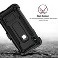 thumbnail image 2 of TJS Apple iPhone Xs MAX 2018 Case, 360° Belt Clip Holster Dual Layer Hybrid Shock Absorbing Resist Kickstand Armor Phone Case Cover (Black), 2 of 8