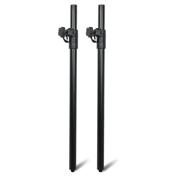 Sound Town 2-Pack Subwoofer Speaker Poles with Adjustable Height and M20 Thread