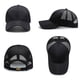 thumbnail image 3 of Gorra de béisbol Qarigey de talla grande para hombre ajustable transpirable estilo deportivo malla Azul marino, 3 of 6