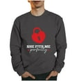 thumbnail image 2 of guisaled Funny Couples Valentines Sweatshirts for Women Men Funny Graphic Couple Matching Outfits Valentines Day s, 2 of 5