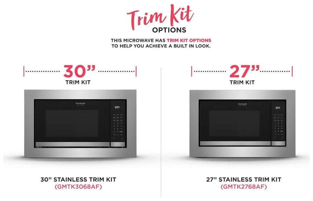Frigidaire Gmbs3068b Gallery 25" Wide 2.2 Cu. Ft. 1100 Watt Built In Microwave - Stainless Trim Kit Sold Separately