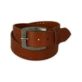 thumbnail image 1 of CTM®  Distressed Leather Bridle Belt with Perforations (Men's), 1 of 3