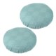 thumbnail image 1 of Funda de taburete redondo Uxcell, fundas elásticas para taburetes, funda de cojín de taburete lavable, funda de asiento de silla de bar elástica azul claro 11"-14", 1 of 7