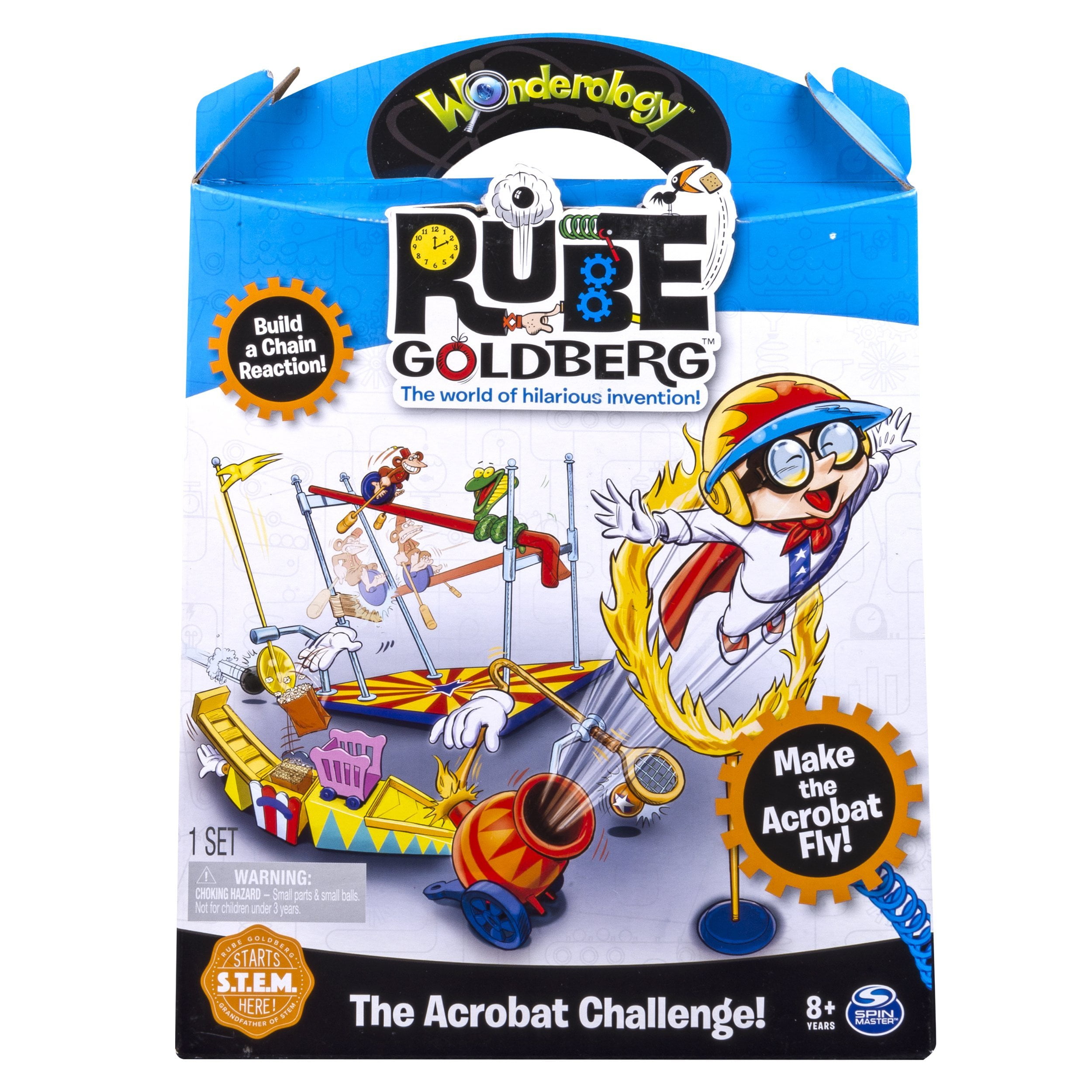 The Acrobat Challenge Rube Goldberg Chain Reaction STEM Toy by Wonderology NIB 