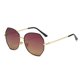 thumbnail image 1 of Gafas de sol polarizadas poligonales gafas de sol anti-ultravioleta de moda callejera, hechas de metal, 1 of 5