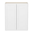thumbnail image 3 of Furinno Shaker Wall Kitchen Cabinet 2-Doors-2 Shelves, Ready to Assemble, 12 D x 30 W x 36 H, White, 3 of 8