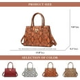 thumbnail image 4 of Women's Classic Snake Printed Top Handle Satchel Bag PU Leather Elegant Crossbody Shoulder Bag Work Handbag and Purse, 4 of 6