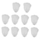 thumbnail image 2 of 10x plumas de avestruz 9..8 pulgadas DIY Decoraciones de bricolaje Ligera Ligera funciones práctico #Natural para boda, 2 of 9