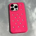 thumbnail image 3 of Funda De Teléfono De Color Caramelo Lindo Para iPhone 14 11 12 13 Pro Max Blanda Encantadora De Lunares Huecos De Silicona Carcasa, 3 of 3