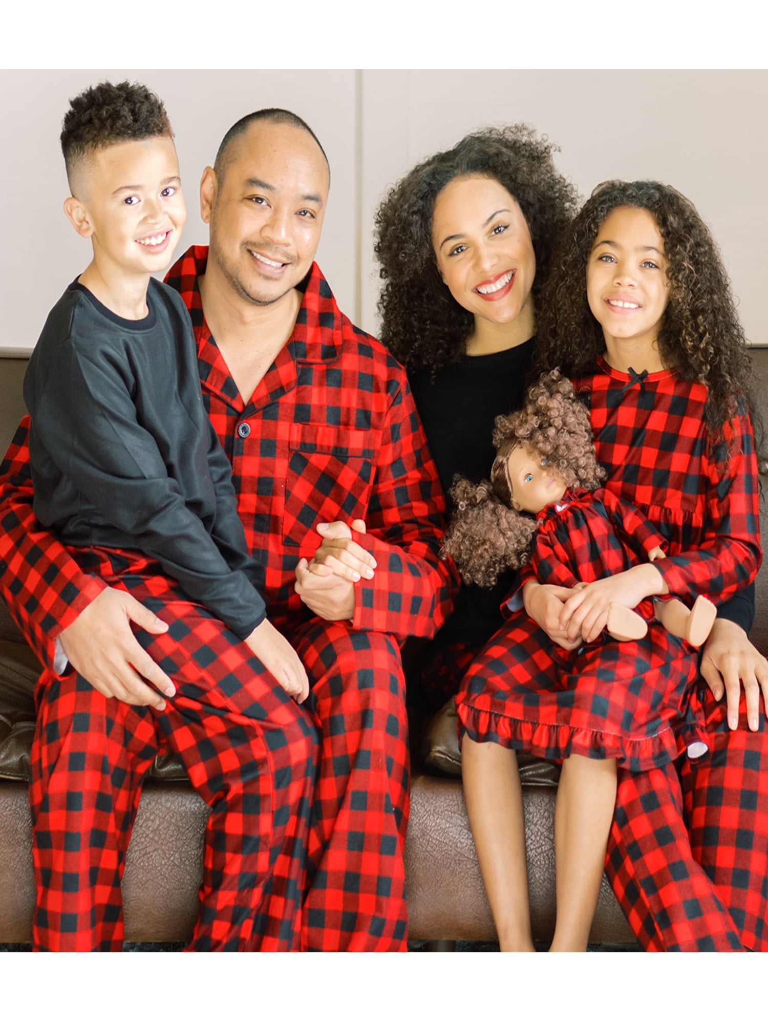 SleepytimePJs Christmas Family Matching Plaid Flannel Pajama Pj Sets