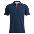 thumbnail image 3 of Mens Polo Shirts Casual Comfort Short Sleeve Moisture Wicking Breathable UPF 50+ Athletic Collared Golf Shirts Navy 2XL, 3 of 9