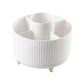 thumbnail image 1 of 360 Rotating Makeup Organizer-Makeup Brush Holder with 5 Compartments for Cosmetics Jewelry for Dressing Table Bedroom Stationery Storage, 1 of 5