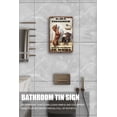 thumbnail image 4 of Dachshund Dog Bathroom Vintage Tin Sign Roll Paper No Job is Finished Rustic Metal Tin Sign Funny Bathroom Wall Decor Animal Sign for Home Bathroom Club Pub Housewarming Gift 12x16 Inch, 4 of 6