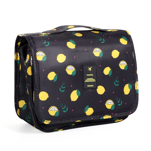 Neceser Pengxiaomei impermeable de nailon, 159 g, color negro limón