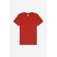 thumbnail image 6 of BELLA+CANVAS Adult Short Sleeve V-Neck Personalized T-Shirt, Create your own Designs, Red, Medium, Unisex, 6 of 8