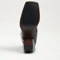 thumbnail image 6 of Sam Edelman Tamea Dark Brown Washed Leather Square Toe Stacked Heel Western Boot (Dark Brown Washed Leather, 7), 6 of 6