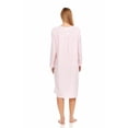 thumbnail image 4 of Dream8teen Women's Printed Micro Fleece Long Sleeve Sleepwear Duster Robe 4028 Pink Diamond 2X-Large, 4 of 4