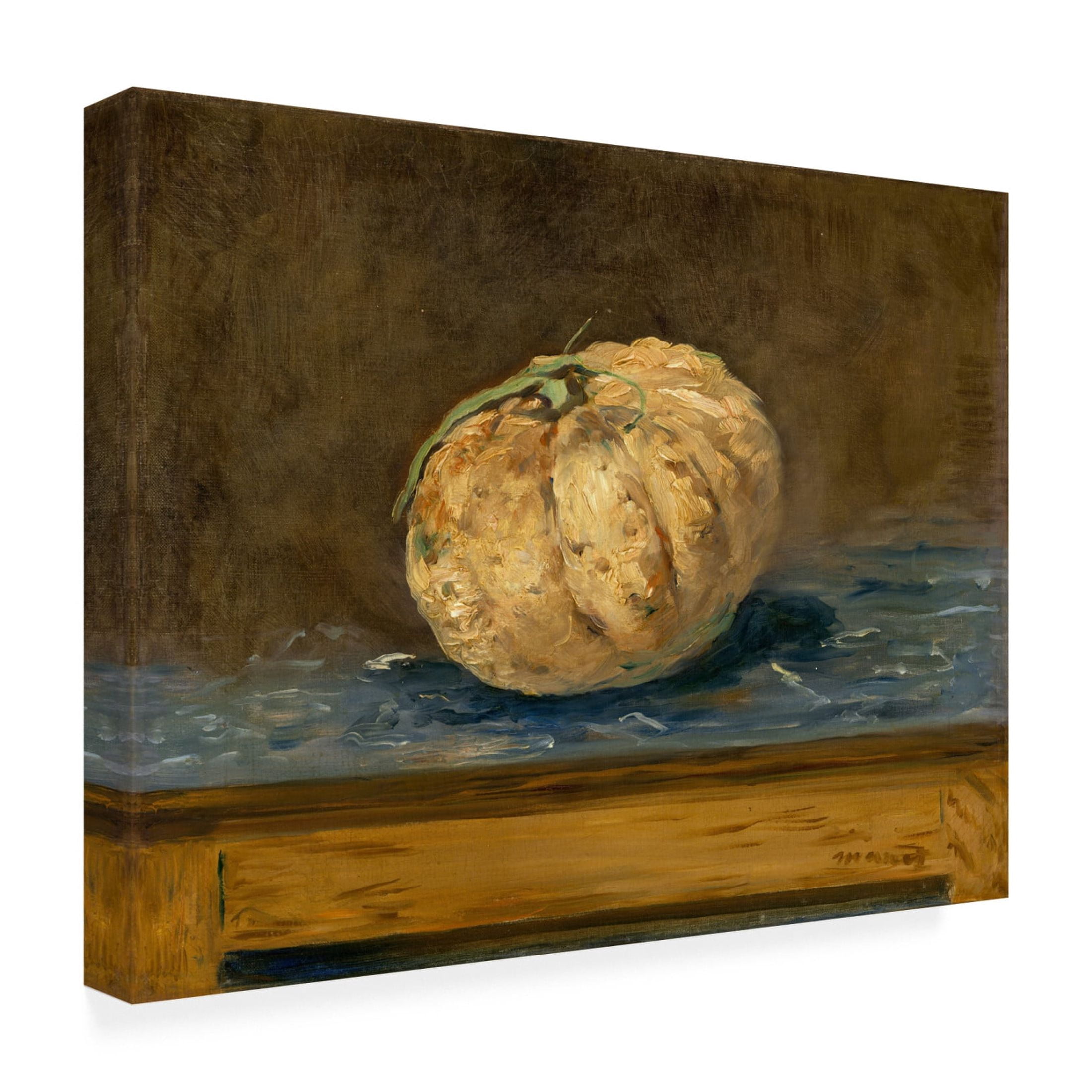 Edouard Manet 'The Melon, c. 1880' Canvas Art - 47 x 35 Inches
