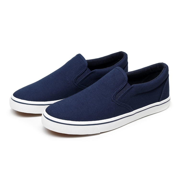 Men’s Size 8 UIN Beacon for You Slip-On Shoes Blue Flats Loafers Amazon.com | FERUCCI Men Blue Crystal GZ Rhinestone Slippers  main image 3