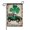 Green Clovers Shamrocks-2, variant on St. Patrick's Day Garden Flag Holiday Outdoor Flag Green Polka Dots Shamrock Clover Welcome Outdoor Flag 12.5''×18'' Linen Vertical Double Sided Welcome Flag for Home,Holiday Outside Decor