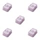 thumbnail image 3 of Inteprter Jabonera con patrón de rosas con tapa, contenedor de almacenamiento de drenaje, caja de plástico, utensilios de baño, suministros de Type2 NO2, 3 of 6