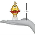 thumbnail image 5 of Old World Christmas M&M's Yellow Love You, Hanging Ornament, Christmas Home D√©cor, 5 of 5