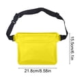 thumbnail image 3 of Waterproof Phone Pouch Dry Bag for Swimming Diving Rafting | Touchscreen Compatible Waist Pack Crossbody | Three Layer Sealed Waterproof Protection | Outdoor Beach Travel Cellphone Holder, 3 of 6