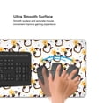 thumbnail image 5 of Hirioo Penguin With Flowers for Mouse Pad ,Anti-Slip Base, Durable Stitched Edges, Perfect for Gaming, Office, and Home Use,16x35.5in, 5 of 9