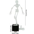 thumbnail image 3 of Dancing Skeleton Aquarium Bubbler,Air Driven Moving Skeleton Fish Tank Decoration Glow In Dark Halloween Aquarium Ornament Safe Resin Terrarium Decor Gift(B）, 3 of 6