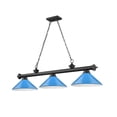 thumbnail image 7 of 2306-3BN-MEB-Z-Lite-Cordon - 3 Light Billiard In Traditional and Classical Style-14 Inches Tall and 14 Inches Wide, 7 of 7