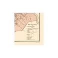 thumbnail image 4 of Historic City Map - Milton Delaware - Beers 1868 - 23 x 25.67 - Vintage Wall Art, 4 of 5