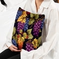 thumbnail image 6 of Grape Velvet Throw Pillow Covers with Unique Patterns - Set of 2 Throw Pillow Inserts Included for Home Decor, 16x16, 18x18, 20x20 Inches, 6 of 6