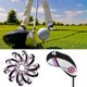 thumbnail image 3 of 10 piezas Cubierta de cabeza de hierro de golf kusrkot Golf Iron Headcover Golf Club Head Cover 4-9 AW PW Lw SW Protection W/ Negro, 3 of 8