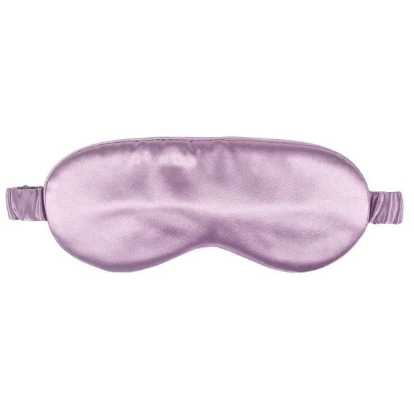 100% Natural Silk Eye Mask Blindfold,Adjustable Super-Smooth Soft Sleep Eye Mask for Sleeping with Bag (purple)