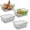 4Pack-Black-Small, variant on 4 Pack Wire Baskets Storage Bin Organizer for Pantry Organizers and Storage, Kitchen Organization Counter Basket for Fruit, Vegetable, Produce, Bread, Potato and Onion Storage Bins(White,Small)