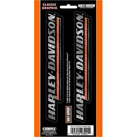 Logo Slim Sets - Harley-Davidson Slim Logo Glitter Decal Set