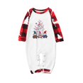 thumbnail image 2 of Odeerbi Christmas Pajamas for Family Holiday Long Sleeve Family Christmas Pajamas Matching Sets Infant Plaid Printed Tops Pants Set Two-Piece Sleepwear Xmas PJs Set Multicolor, 2 of 4