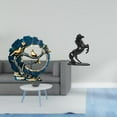 thumbnail image 2 of Estatua de caballo, figura de resina, adorno, escultura de animal, estatua de amor, estatuilla con detalles realistas para amantes, amigos, ocasiones, 2 of 8